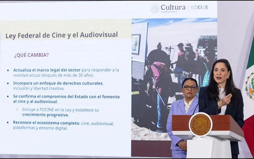 México renueva Ley de Cine y blinda a artistas frente a la IA